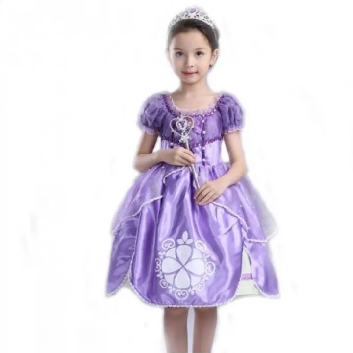 NobleKids / COD Princess Sofia The First Costume with crown for Kids ...