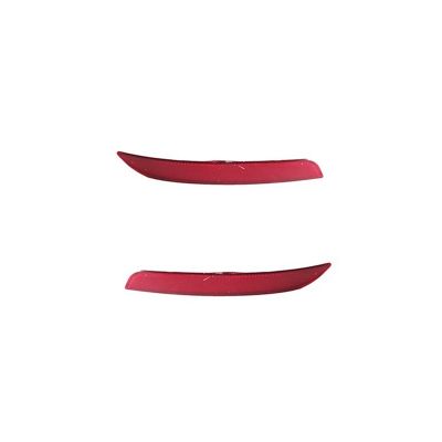 Rear Bumper Reflector 63147842955 63147842956 Left Right for BMW 5 Series F10 F18 2011-2016 Accessories, 2PCS Red