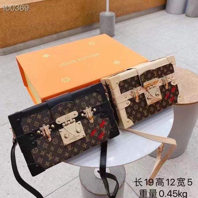 กระเป๋า-lv-สายสะพายสำหรับผู้หญิง-กระเป๋าถือ-lv-ของแท้กระเป๋ากล่องวินเทจกระเป๋าข้อความแฟชั่นเกาหลีพิมพ์ลายตัวอักษรกระเป๋าสะพายข้างกระเป๋าสะพายไหล่กระเป๋าใส่เหรียญใส่บัตรขนาดเล็ก