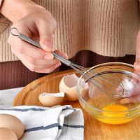 1Pc Stainless Steel Egg Beater Stainless Steel Whisk For Blending Whisking Beating and Stirring Cooking Baking