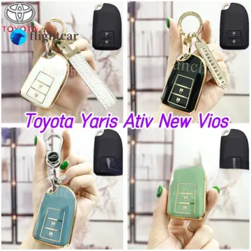 1set TPU Car Key Case & Keychain Compatible With Toyota, Key Fob Cover