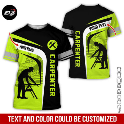 2023 Customized Name And Color Carpenter Uniform All Over Printed Clothes SS569