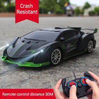 1:16 4 Channels RC car With Led Light 2.4G Radio Remote Control Cars Sports Car High-speed Drift Car Boys Toys For Children 30M