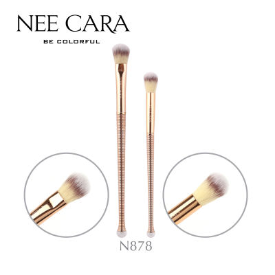 NEE CARA นีคาร่า แปรงแต่งหน้า แปรงแต่งตา แปรงเบนดิ้ง N878 EYEBLENDING &amp; EYESHADOWN BRUSH 2 PIECE