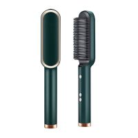 ✵㍿ Electric Hair Brush Straightener Heating Combs Women Hair Styler Curling Iron Fast Hot Comb Heating Curler Hair Caring Tools