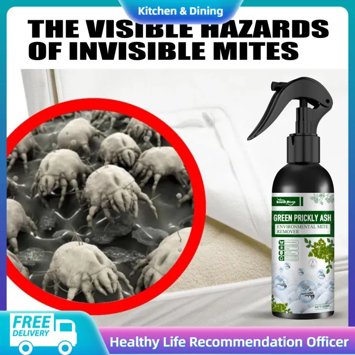 sharprepublic Mite Killer Spray Indoor Clean Bed Bug and Dust Mite