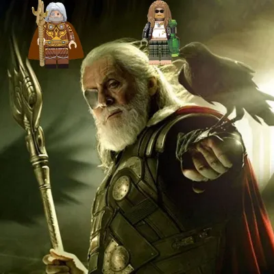 โอดิน Odinson มินิฟิกเกอร์ Loki Thor Hela Valkyrie Iron Man Marvel Avengers จุดเคลื่อนไหวเกมบล็อกตัวต่อของเล่นเด็กสำหรับเด็ก