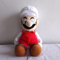 ตุ๊กตา มาริโอ้ (Mario Doll) มาริโอ้ ชุดขาว-แดง 18 นิ้ว ลิขสิทธิ์ Super Mario ของแท้