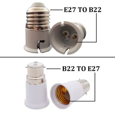 【YF】❣◎  B22 to E27 adapter quality fireproof  TO socket lamps Corn Bulb light