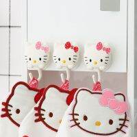 ☋ Cartoon Home Cute Bathroom Tile Glass Suction Cup Hook A Pair Of Strong Vacuum Wall Toilet