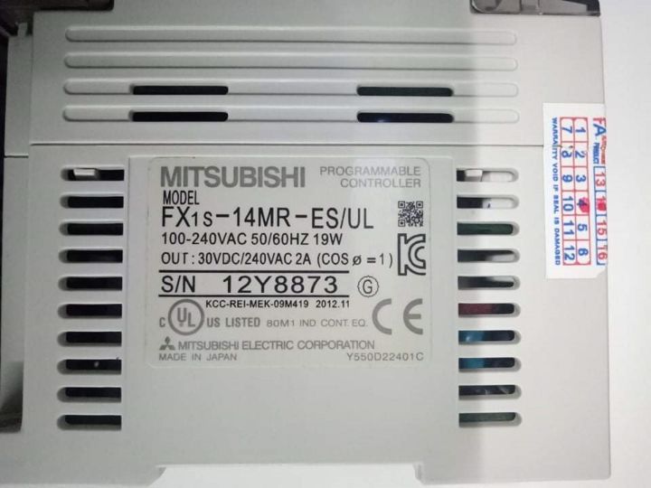 mitsubishi-plc-fx1s-14mr-fx1s-10mt-fx1s-30mr-fx1n-60mr-fx1s-20mt-สภาพใช้งาน-90