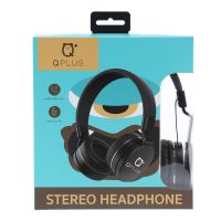 QPLUS Headphone QH002 Black หูฟัง by Studio7 บริการเก็บเงินปลายทาง