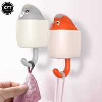 Cute Cat Scented Hook Self Adhesive Dormitory Bedroom Door Hangers Hooks Key Umbrella Towel Cap Coat Rack Wall Animal Hook Rack Picture Hangers Hooks