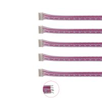 【YF】 5Pcs PH2.0 Single head Plug Terminal Electronic connection cable PH2.0mm 20CM Ribbon flat winding 2-10pin