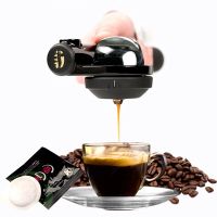 เครื่องชงกาแฟแบบพกพาเครื่องทำกาแฟเอสเปรสโซ่ขนาดเล็กแบบแมนนวลกาต้มน้ำใช้งานง่าย