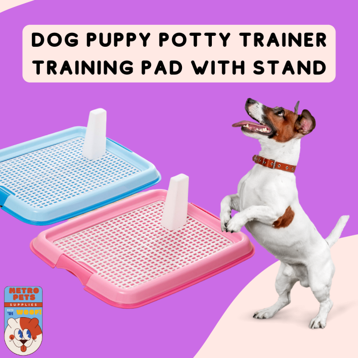 Dog Puppy Potty Trainer Training Pad With Stand Lazada PH