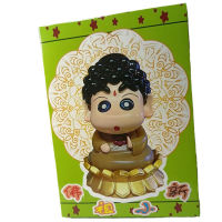 2023 Explosion Anime Figure Q Version Cute Crayon Shin-chan Cos Tathagata Buddha Play Creative Hand Model Kids Toy Gift