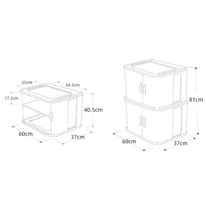 กล่องเก็บของแบบบานประตูเลื่อน-1-ชั้น-yeya-พับเก็บได้-ขนาด-60x37x40-5-cm