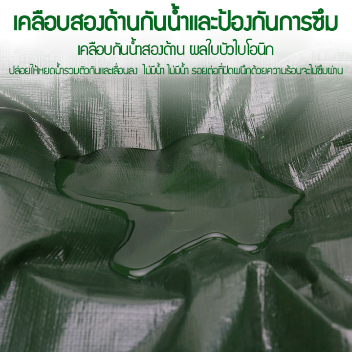 ผ้าใบกันแดดฝน-ผ้าใบกันฝน-กันแดด-ขนาด4x8เมตร-มีตาไก่-ผ้าใบพลาสติกเอนกประสงค์-ผ้าฟาง-ผ้าใบคลุมรถ-ผ้าใบกันแดด-ผ้าใบกันน้ำ-ผ้าใบปูพื้น-ผ้าใบคุลมเต้นท์-green