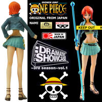 Figure ฟิกเกอร์ งานแท้ 100% แมวทอง Banpresto จาก One Piece วันพีซ เต็มพิกัดสลัดจอมลุย วันพีช Nami นามิ Dramatic Showcase กลุ่มโจรสลัดหมวกฟาง Ver Original from Japan อนิเมะ การ์ตูน มังงะ คอลเลกชัน ของขวัญ New Collection Doll ตุ๊กตา manga Model โมเดล