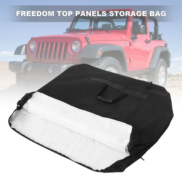 freedom-top-panels-storage-bag-for-wrangler-jk-jku-jl-jlu-2-door-4-door-hard-top-models-jt-2007-2021-black