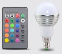 【✆New✆】 dongdangx59 Rgb โคมไฟ Led Ac85-265v 3W E27 E14 Gu10 Led 16สีหลอดไฟโคมไฟเปลี่ยนได้หลายที่มีรีโมทคอนโทรล Led Lighting