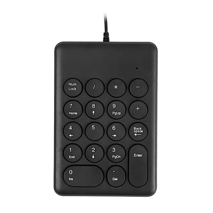 Pureone 269 Numeric Keypad Mini Universal 18 Keys USB Wired Keyboard