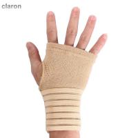 สายรัดแผ่นติดฝามือรัดสายพันพยุงข้อมือปลอกกันกระแทกสำหรับใช้ในยิมจาก CLARON