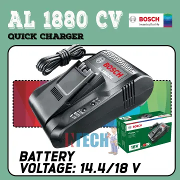 AL 1880 CV, Bosch Li-Ion Quick Charger 14.4 - 18 V