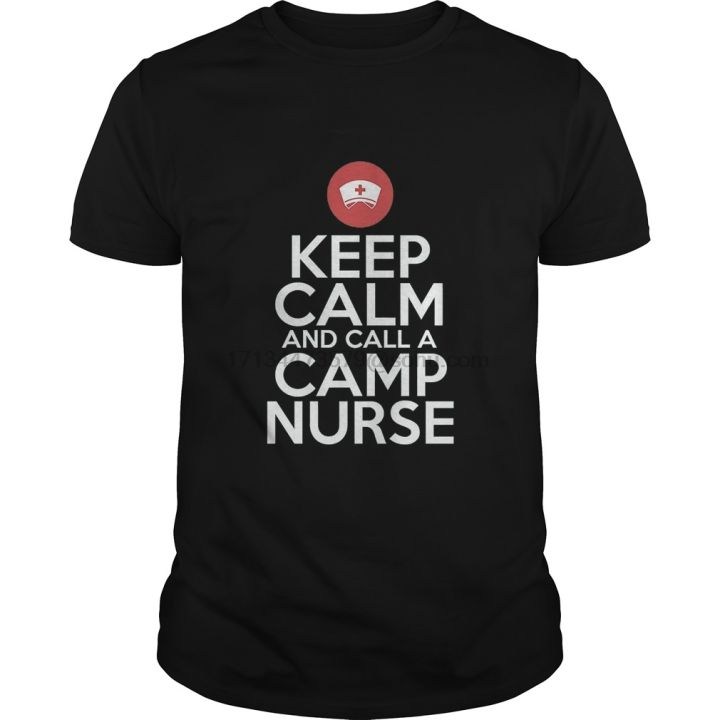 ผู้ชาย-t-เสื้อแขนสั้น-camp-พนักงาน-keep-calm-camp-พยาบาลเสื้อฤดูร้อน-camp-supplies-1-cool-ผู้หญิงเสื้อยืด-tee-tops