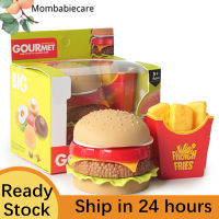Mombabiecare Children Simulation Food Toys Pretend Play Hamburger French Fries Kitchen Toy Educational Toys Gift