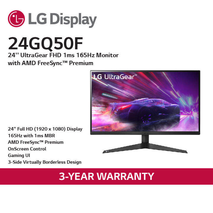 Lg 24gq50f B 24 Inch Class Full Hd 1920 X 1080 Ultragear Gaming