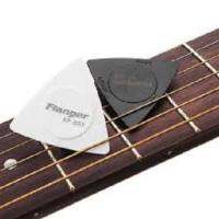 Flanger FP-003 ความหนาสามเหลี่ยมกีตาร์ Picks Antislip สไตล์ Picks 2 ชิ้น