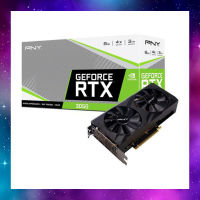 VGA (การ์ดแสดงผล) PNY GEFORCE RTX3050 3050 8GB VERTO DUAL FAN - 8GB GDDR6 ประกัน5/2569