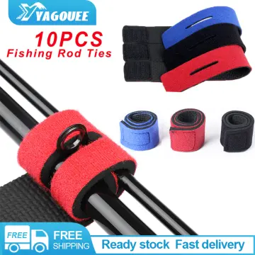 1 Pcs Fishing Tools Rod Tie Strap Belt Tackle Elastic Wrap Band