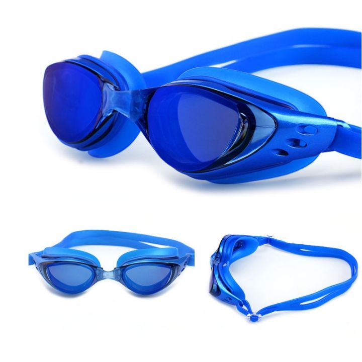 แว่นตาว่ายน้ำใบสั่งยาเมโอเพีย-1-0-10กันน้ำกันหมอกแว่นตาว่ายน้ำซิลิโคนแว่นตาดำน้ำไดออปเตอร์สำหรับเด็กผู้ใหญ่