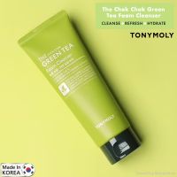 TONYMOLY The Chok Chok Green Tea Foam Cleanser 150ml คลีนเซอร์ทำความสะอาดผิวหน้าสูตรผสมชาเขียวจากเกาหลี