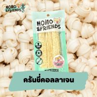 ขนมขัดฟันสุนัข ครันชี่คอลลาเจน Momo&amp;Friends