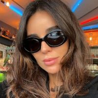 Retro Oval Womens Sunglasses Fashion Popular Black Sunglasses Female ins Small Trends Shades Glases For Women UV400