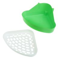 Pet Cat Rabbit Small Animal Pee Toilet Potty Bowl Corner Clean Litter Trays Hot