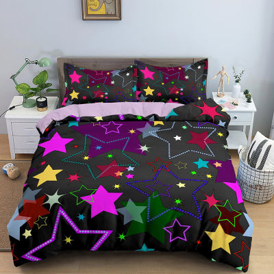 3D Printing Bedding Set Luxury Duvet Cover With Pillowcase Quilt Cover Queen King Bedding Starry Sky Pattern Comforter Cover