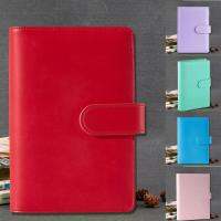 PU Leather Macaron Color Notepad Notebook K7X0