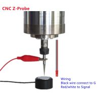 ♘♨□ CNC Z Axis touch probe Router mill Zero check tools auto leveling sensor toolsetter for Mach3 cutting milling machine