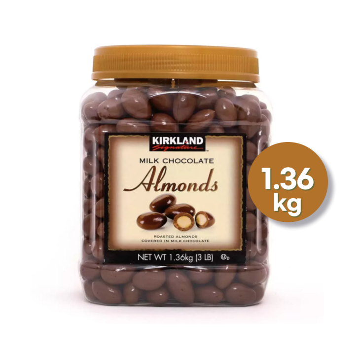 Kirkland Milk Chocolate Almonds 1.36kg Lazada