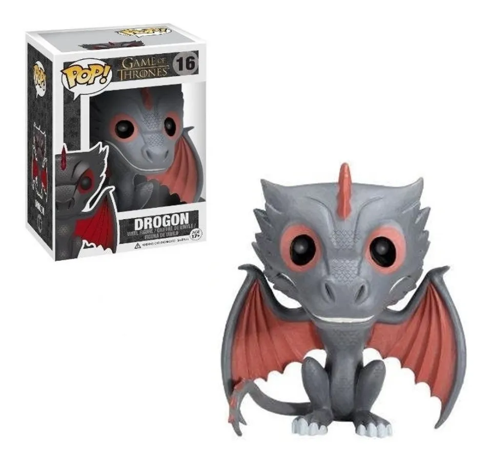 Game Of Thrones Funko Pop Vinyl Figure Drogon 16 With Protective