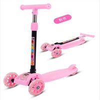 Scooter Balance Bike (for Kids) Scooter Toy Car Height Flashing Wheel Scooter Foldable