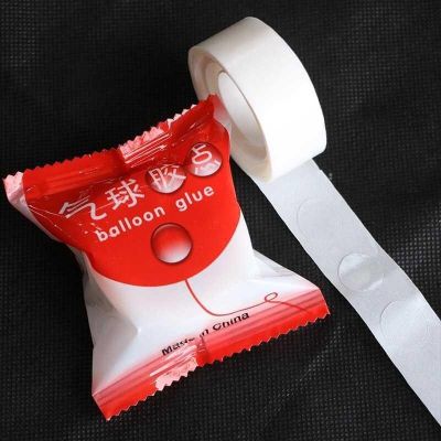 100pcs Balloons Glue Adhesive Wedding Birthday Party Decoration Fixed Clip Ballon Glue Super Sticky Double Sided Stick Tape Balloons