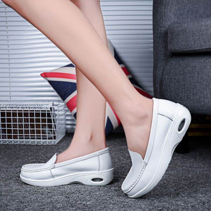 ielgy-size-36-40-white-nurse-shoes-for-women-slope-with-non-slip-korean-air-cushion-shake-shoes