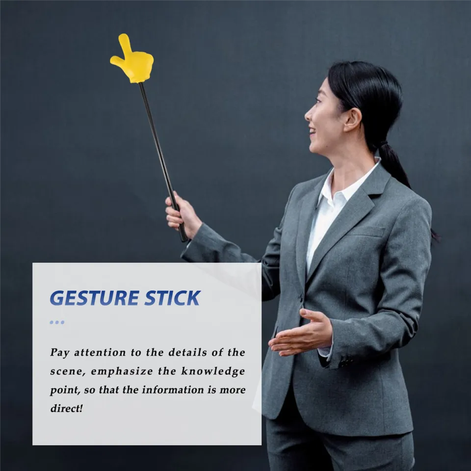 Pointing stick indication stick nominate gesture stick 