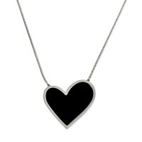 สร้อยคอจี้หัวใจสีดำ Minimalism Love Heart Charms Chain Choker Hip Hop
สร้อยคอจี้สำหรับผู้หญิง